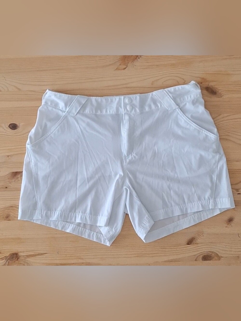 Columbia PFG White Shorts